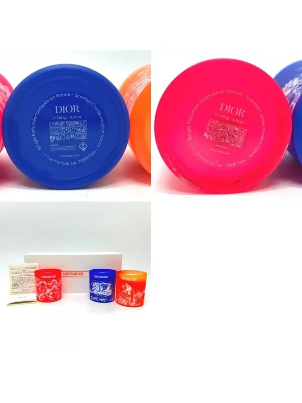 Dior Miscellaneous Goods Twirldujuy Candle Set Ceramic Multi-colored